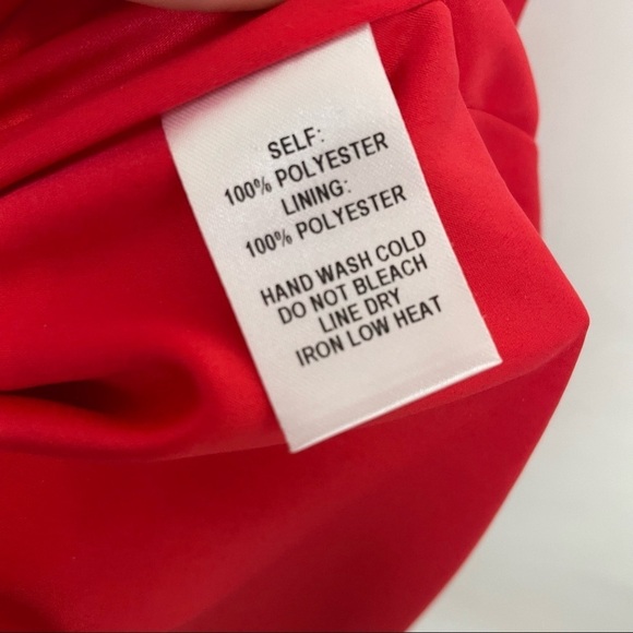 LULUS size XS Love in Bloom Red Floral Print High-Low midi Dress Summer Wedding - Picture 7 of 8